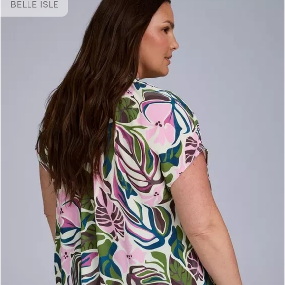 Torrid Women's Blouse with Ruffle Trim - Picture 2 of 6